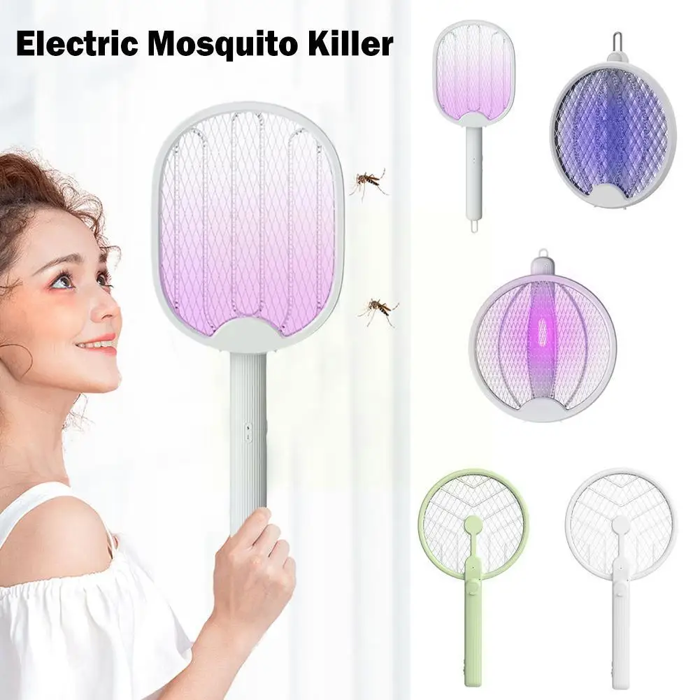 

Складная электрическая ловушка для комаров N9f8, приманка для мух, сетка для защиты от насекомых, бытовые принадлежности для летнего сна, зарядка через Usb