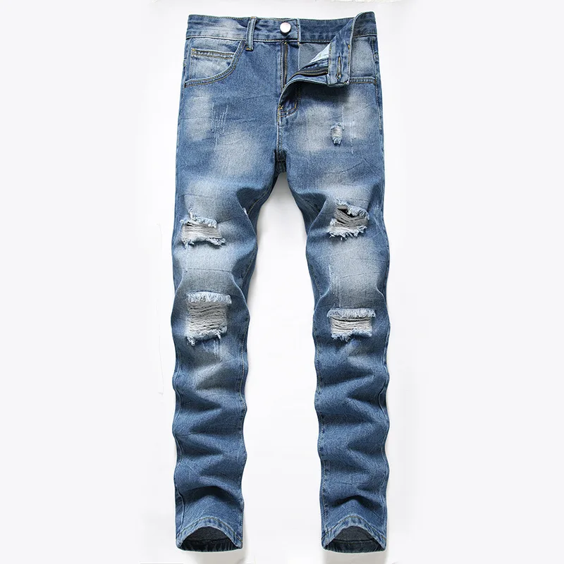 Jeans Cotton Men Long Denim Trousers Large Size 28-42 Fashion New Damaged Cool Casual Stretch Male Fashion Trousers
Jeans Cotton Men Long Denim Trousers Large Size 28-42 Fashion New Damaged Cool Casual Stretch Male Fashion Trousers
