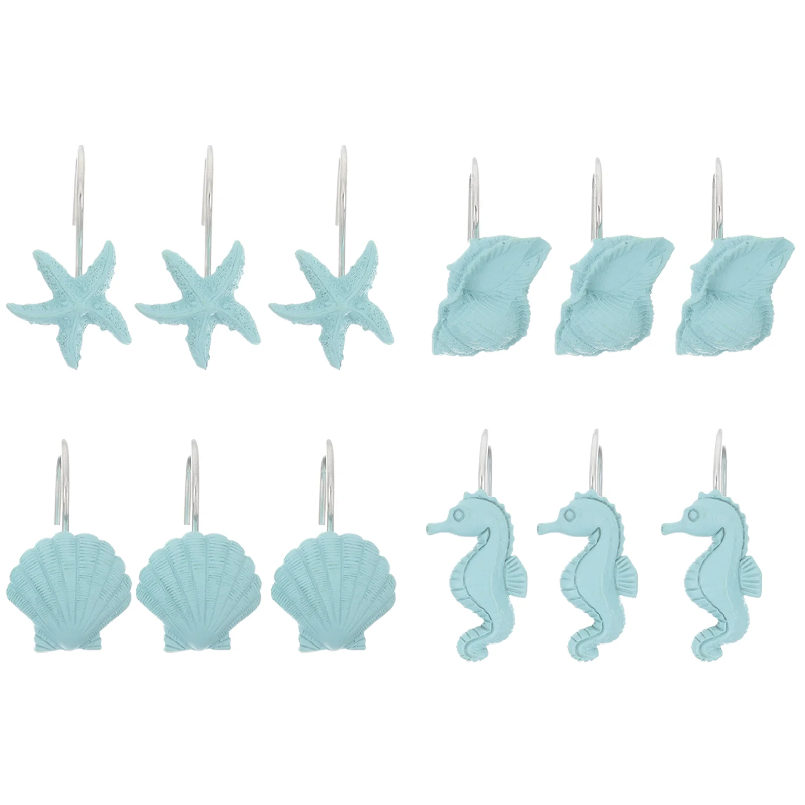 12pcs Unique Resin Curtain Hooks Curtain Rings Decorative Hook Hangers for Curtain
12pcs Unique Resin Curtain Hooks Curtain Rings Decorative Hook Hangers for Curtain