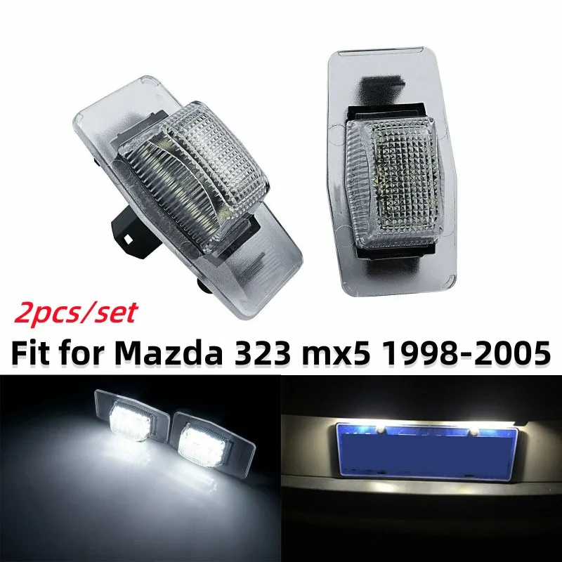 1 Pair White Light Car LED License Plate Light Number Plate Lamp Fit for Mazda 323 mx5 1998-2005
1 Pair White Light Car LED License Plate Light Number Plate Lamp Fit for Mazda 323 mx5 1998-2005
