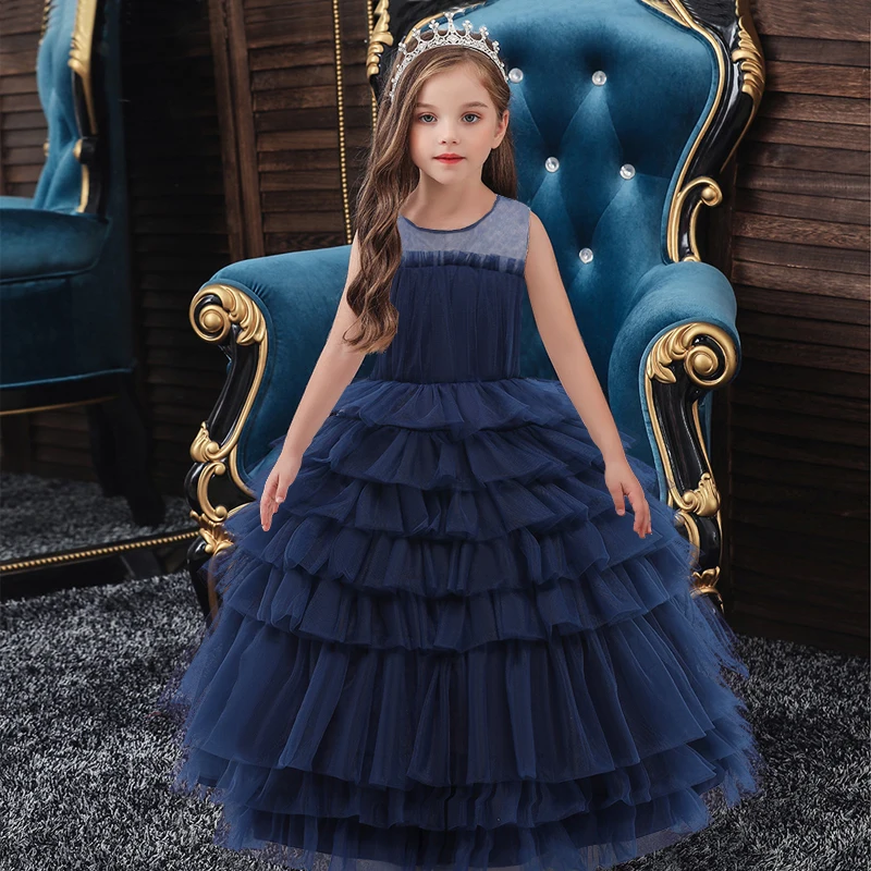 Summer Dresses Teenager Flower Girl Cake Kids Dresses For Girls Clothes Princess Children Multilayer Mesh Party Dress Sleeveless
Summer Dresses Teenager Flower Girl Cake Kids Dresses For Girls Clothes Princess Children Multilayer Mesh Party Dress Sleeveless