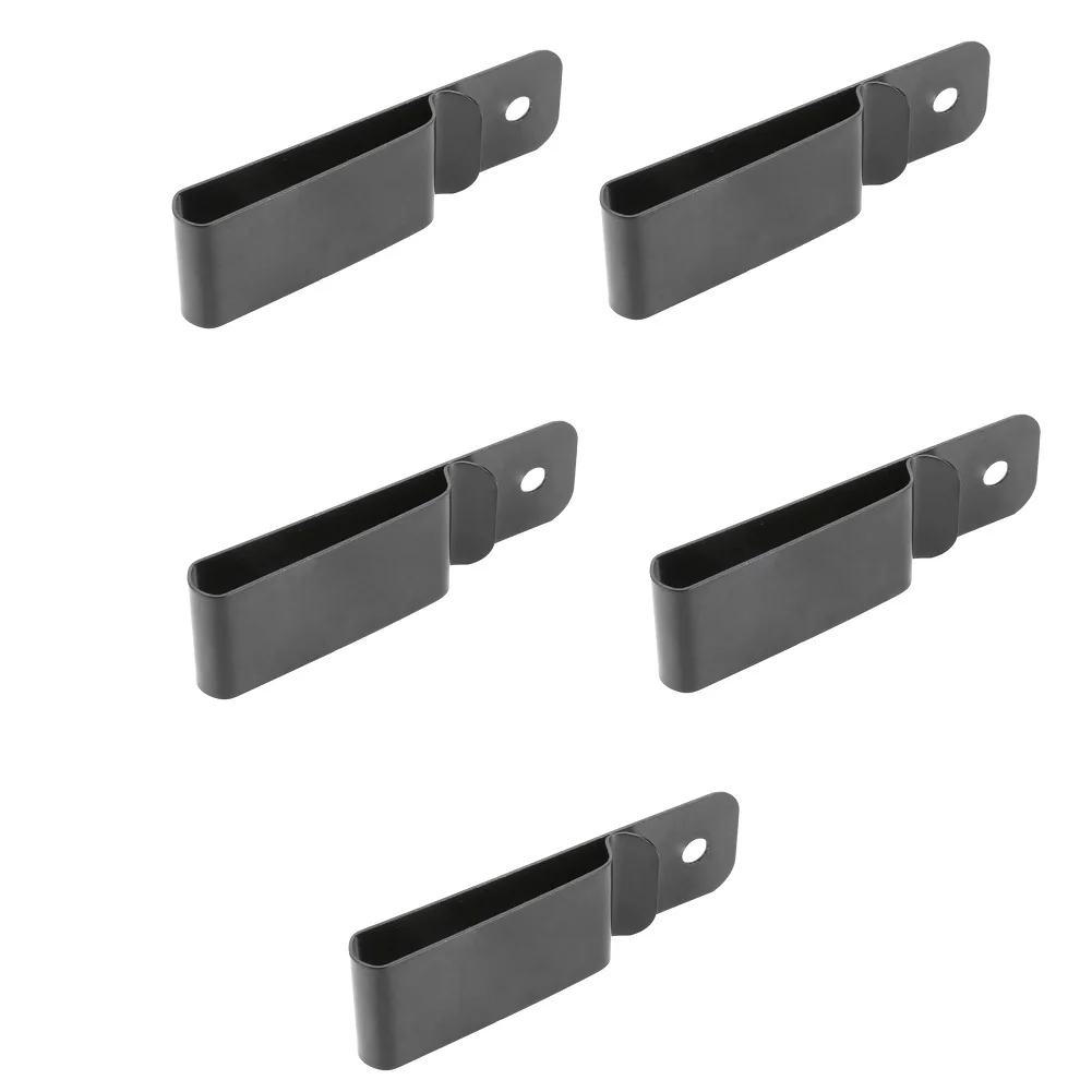 5pcs Spring Buckle Sheath Clip Iron Tactical Holster Sheath Belt Clip Holster Hook Hardware Electroplating Matte Black Tools
5pcs Spring Buckle Sheath Clip Iron Tactical Holster Sheath Belt Clip Holster Hook Hardware Electroplating Matte Black Tools