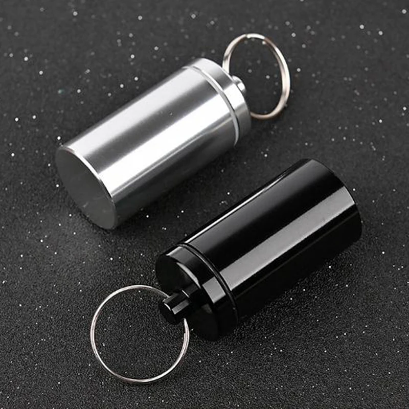 Mini Drug Bottle Holder Aluminum Alloy Medicine Container Small Portable Pill Box Case Waterproof Keychain Keep Tool
Mini Drug Bottle Holder Aluminum Alloy Medicine Container Small Portable Pill Box Case Waterproof Keychain Keep Tool