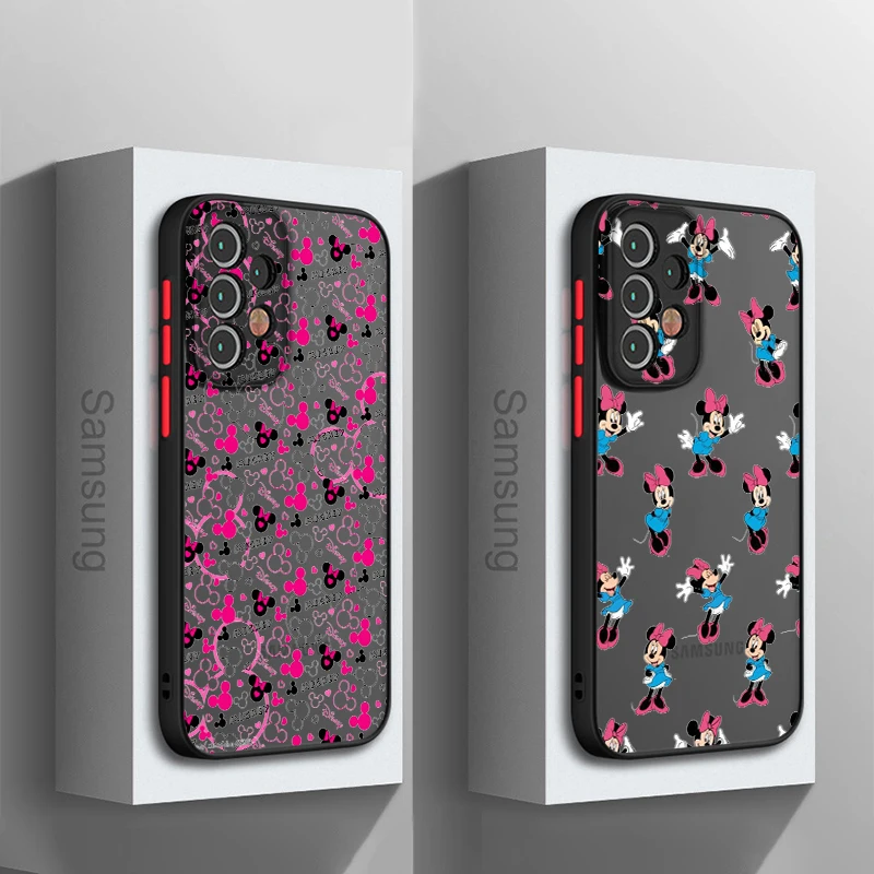 Cute Minnie Anime For Samsung Galaxy A15 A05 A54 A34 A24 A73 A53 A23 A52 A71 A51 Frosted Translucent Hard Phone Case Cover 
Cute Minnie Anime For Samsung Galaxy A15 A05 A54 A34 A24 A73 A53 A23 A52 A71 A51 Frosted Translucent Hard Phone Case Cover