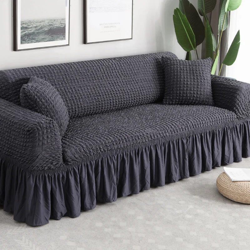 Solid Color Elastic Sofa Cover For Living Room Printed Plaid Stretch Sectional Slipcovers Sofa Couch Cover L Shape 1-4-Seater
Solid Color Elastic Sofa Cover For Living Room Printed Plaid Stretch Sectional Slipcovers Sofa Couch Cover L Shape 1-4-Seater