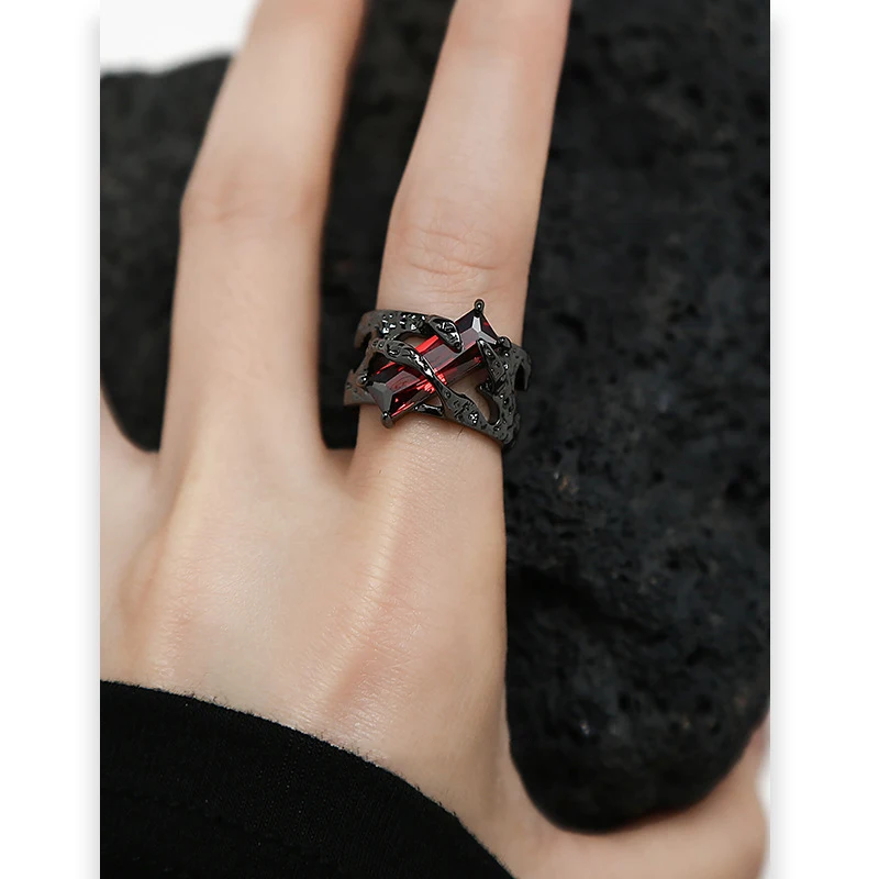 Original Design Dark Souls Ring for Women Men Scholar Retro Domineering Red Zircon Rings Hip Hop Punk Couple Jewelry 2022 New
Original Design Dark Souls Ring for Women Men Scholar Retro Domineering Red Zircon Rings Hip Hop Punk Couple Jewelry 2022 New