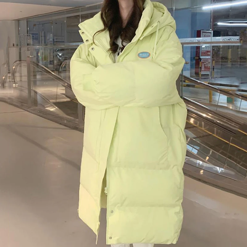 Rimocy Winter Hooded Long Down Cotton Jacket Woman 2022 Oversized Long Sleeve Warm Coats Woman Stand Collar Loose Parka Female
Rimocy Winter Hooded Long Down Cotton Jacket Woman 2022 Oversized Long Sleeve Warm Coats Woman Stand Collar Loose Parka Female