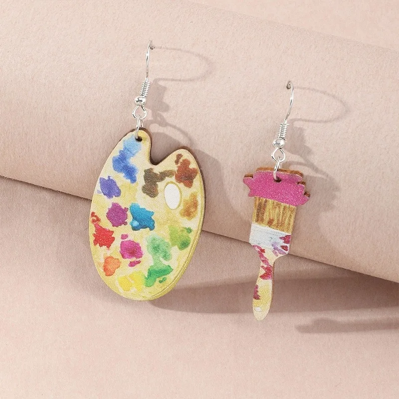 2022 European and American Fashion Niche Design Sense Colorful Pigment Wooden Earrings Light Luxury Temperament Women's Jewelry
2022 European and American Fashion Niche Design Sense Colorful Pigment Wooden Earrings Light Luxury Temperament Women's Jewelry