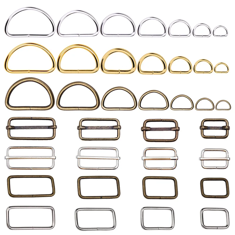 Nonvor 37Pcs/Set D Shape Ring + Square Buckle + Adjuster Buckle for Leather Handbag Backpack Purse Strap Belt Dog Collar Chain
Nonvor 37Pcs/Set D Shape Ring + Square Buckle + Adjuster Buckle for Leather Handbag Backpack Purse Strap Belt Dog Collar Chain