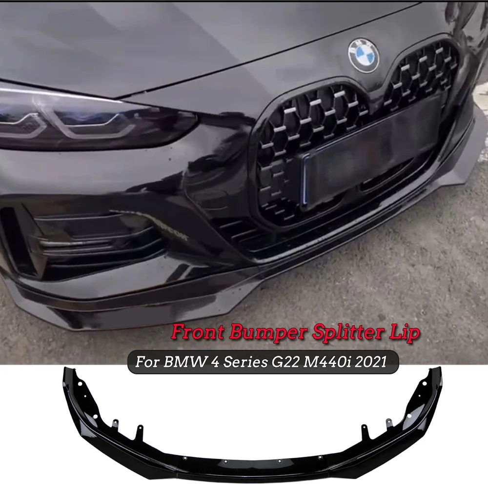 3PCS Front Bumper Splitter Lip Diffuser Spoiler Bumper Deflector Gloss Black For BMW 4 Series G22 G23 2020+ Body Kit New
3PCS Front Bumper Splitter Lip Diffuser Spoiler Bumper Deflector Gloss Black For BMW 4 Series G22 G23 2020+ Body Kit New