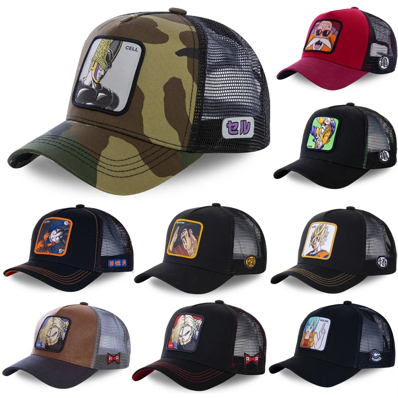 2022 New Brand Anime DRAGON BALL Goku Vegeta Frieza Snapback Cap Cotton Baseball Cap Men Women Hip Hop Dad Mesh Hat Trucker
2022 New Brand Anime DRAGON BALL Goku Vegeta Frieza Snapback Cap Cotton Baseball Cap Men Women Hip Hop Dad Mesh Hat Trucker