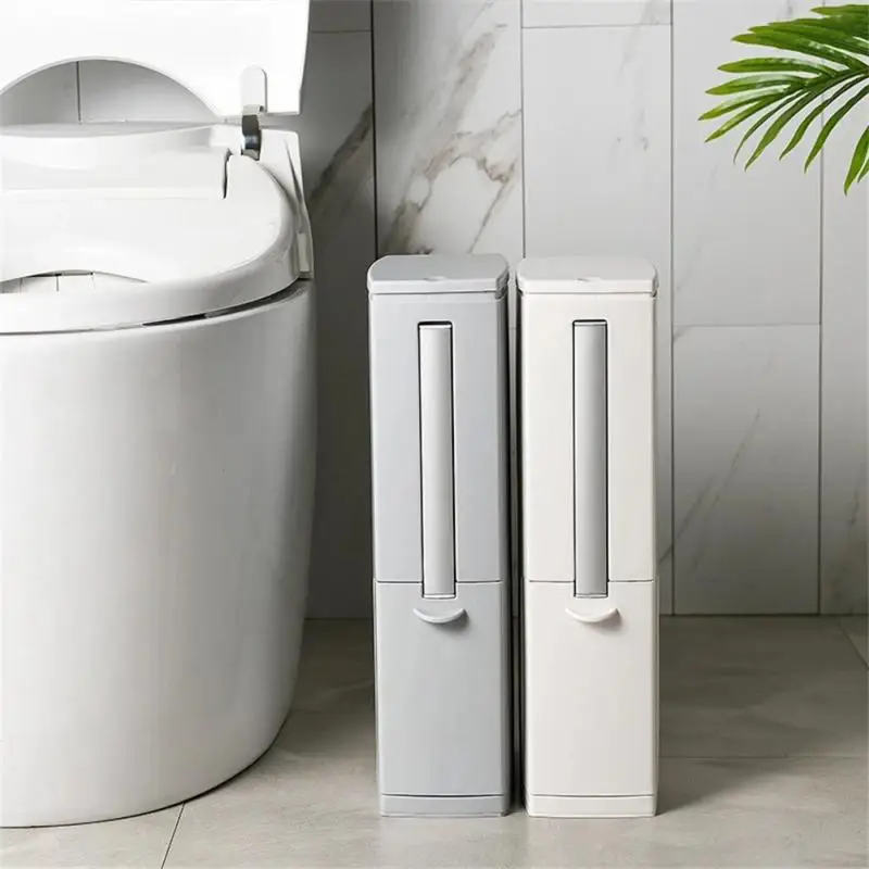 Narrow Style Slit Storage Toilet Brush Set Double-layer Bucket Tightly Closed Waste Bin Toilet Brush Dustbin Garbage Bucket
Narrow Style Slit Storage Toilet Brush Set Double-layer Bucket Tightly Closed Waste Bin Toilet Brush Dustbin Garbage Bucket