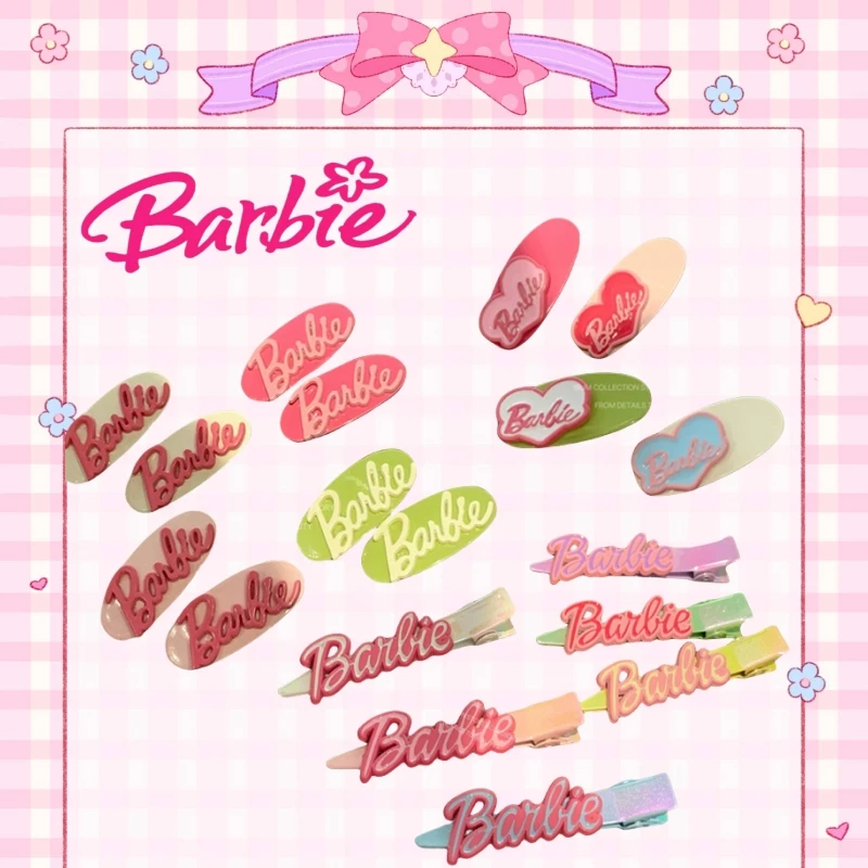 Kawaii Barbie Hair Clip Hairpin Anime Cartoon Color Letters Hair Accessories Sweet Cute Ornaments Bangs Clip Harajuku Y2k Style
Kawaii Barbie Hair Clip Hairpin Anime Cartoon Color Letters Hair Accessories Sweet Cute Ornaments Bangs Clip Harajuku Y2k Style