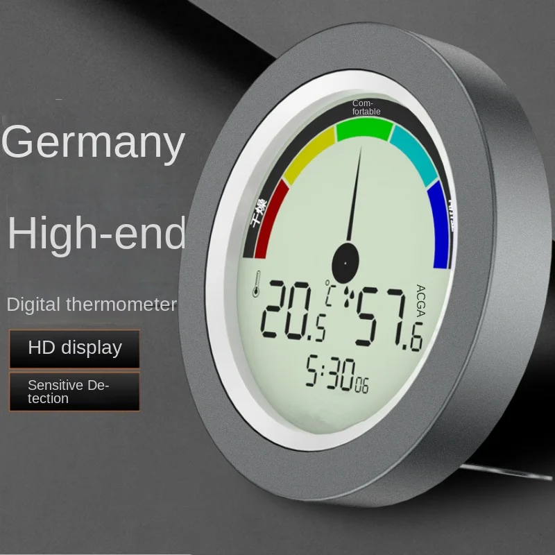 Electronic Thermometer Wet and Dry Household Temperature Hygrometer Indoor Wall-Mounted Precise Baby Digital Display Room
Electronic Thermometer Wet and Dry Household Temperature Hygrometer Indoor Wall-Mounted Precise Baby Digital Display Room