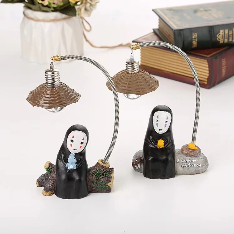 Japan Ghibli Spirited Away No Face Man Anime Figures Toys Desktop Decoration Night Light Model Table Lamp Creative Kid's Gift
Japan Ghibli Spirited Away No Face Man Anime Figures Toys Desktop Decoration Night Light Model Table Lamp Creative Kid's Gift
