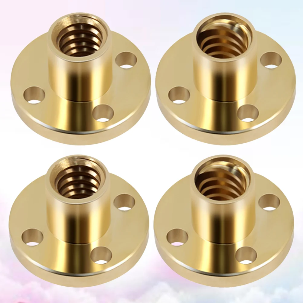 4pcs 8 Nut Trapezoidal Screw Threaded Rod Screws Screw Copper Nut 3D Accessories Screw Brass Nut
4pcs 8 Nut Trapezoidal Screw Threaded Rod Screws Screw Copper Nut 3D Accessories Screw Brass Nut