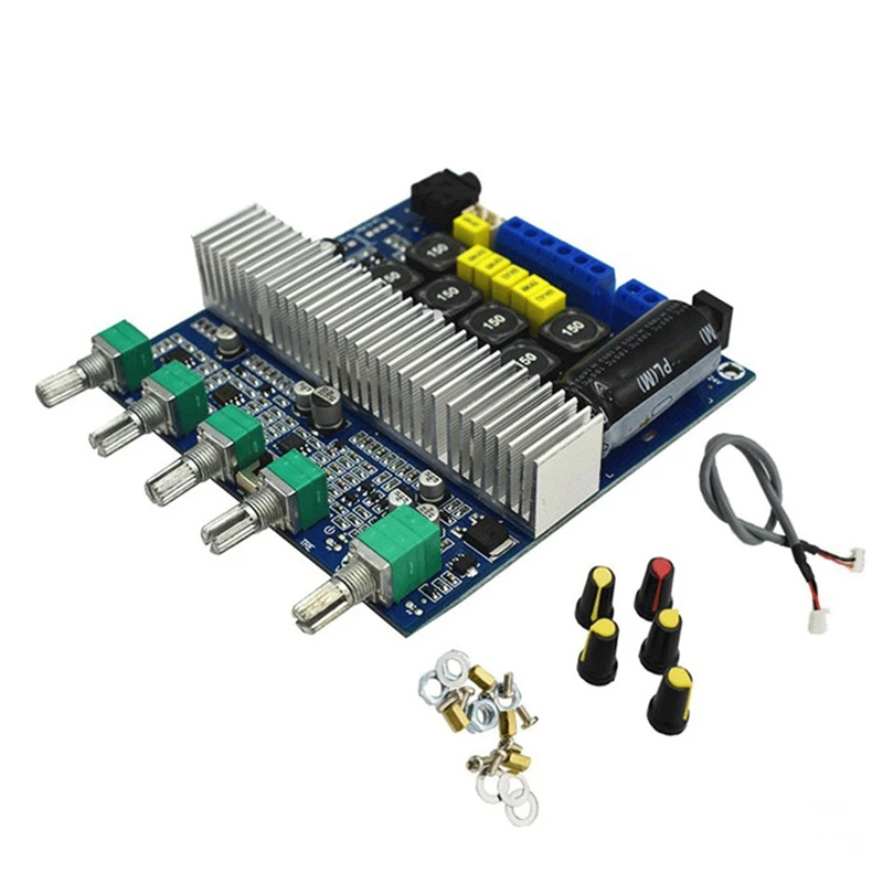 TPA3116D2, Bluetooth 5,0, 2,1 каналов, усилитель сабвуфера, плата высокой мощности 2X50 Вт + 100 Вт, басовый усилитель, Плата усилителя
TPA3116D2, Bluetooth 5,0, 2,1 каналов, усилитель сабвуфера, плата высокой мощности 2X50 Вт + 100 Вт, басовый усилитель, Плата усилителя