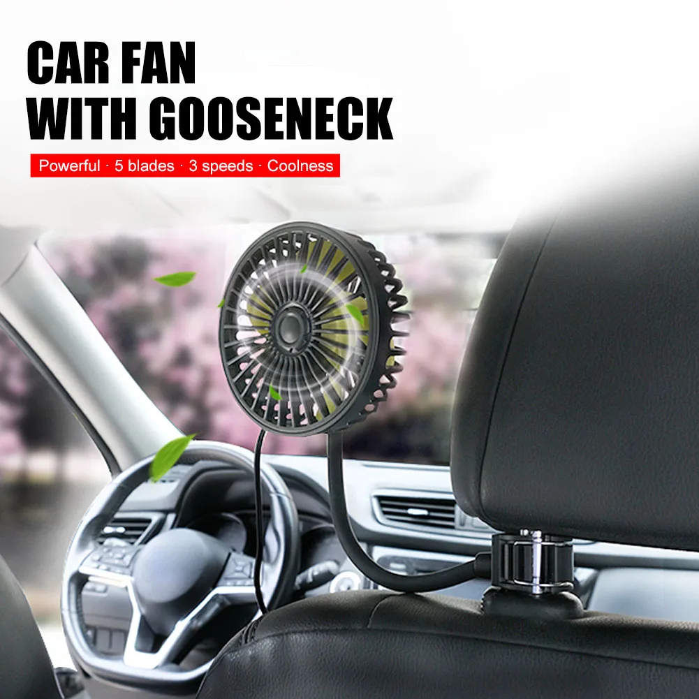 360-Degree Free Adjustable Car Fan Universal USB Car Cooling Fan Dashboard/Back Seat 3-Speed Auto Air Cooler for Summer
360-Degree Free Adjustable Car Fan Universal USB Car Cooling Fan Dashboard/Back Seat 3-Speed Auto Air Cooler for Summer