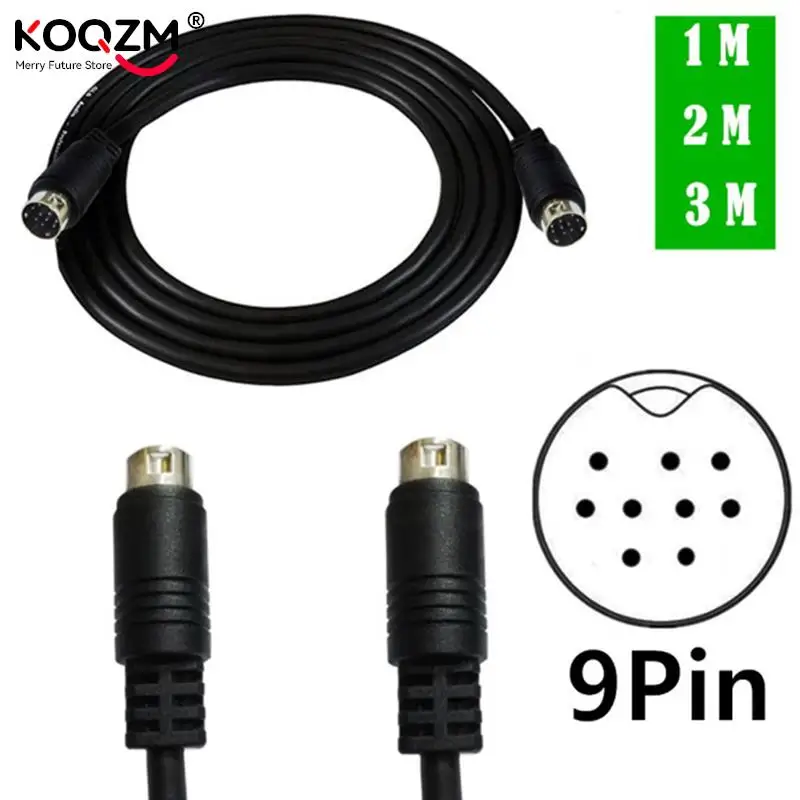 Mini Din 9-pin Male To 9-pin Male Audio Input Cable 1m 2m 3m Video Line S Video 9pin For Video Games Sound Cards Audio Equipment
Mini Din 9-pin Male To 9-pin Male Audio Input Cable 1m 2m 3m Video Line S Video 9pin For Video Games Sound Cards Audio Equipment