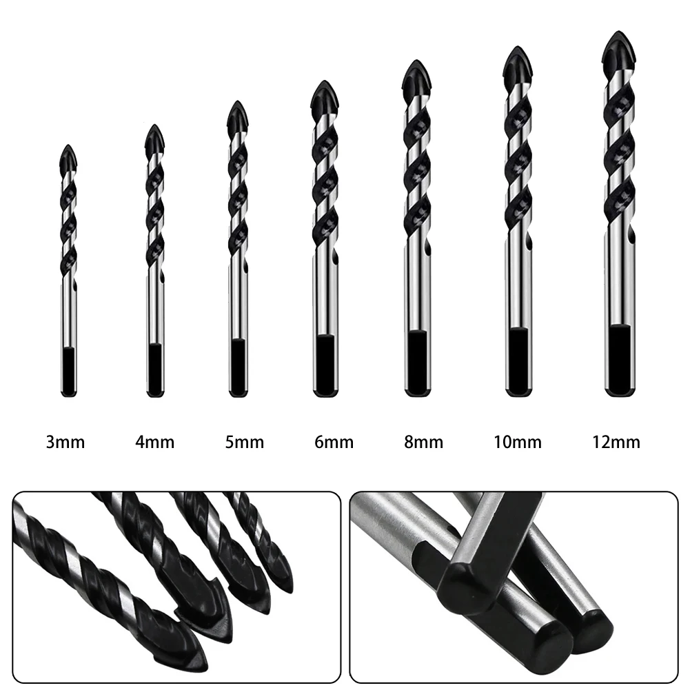 1pc 3-12mm Tile Drill Bit Multi-functional Triangle Glass Drilling Tool Concrete Ceramic Hole Opener Brick Bit
1pc 3-12mm Tile Drill Bit Multi-functional Triangle Glass Drilling Tool Concrete Ceramic Hole Opener Brick Bit