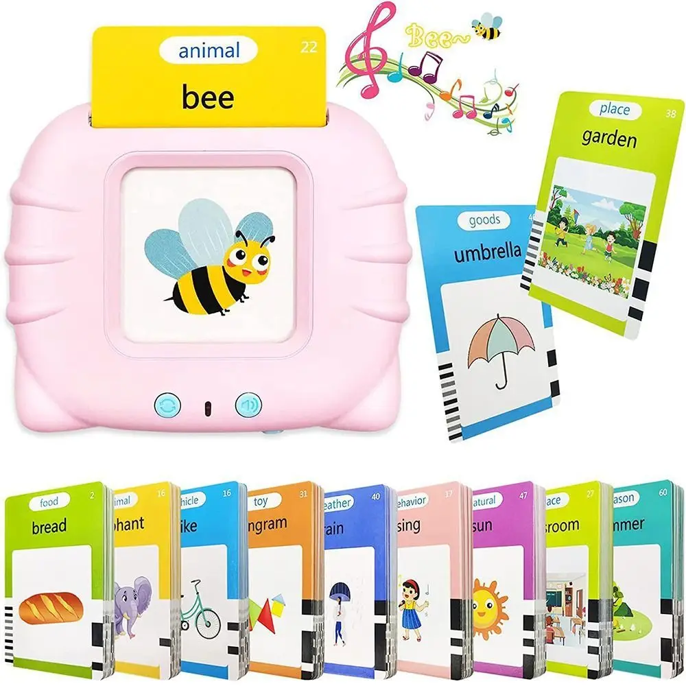 Audio Book Toddlers Reading Gadget Preschool Words Learning Cards Toy Early Education Machine Talking Flash Cards
Audio Book Toddlers Reading Gadget Preschool Words Learning Cards Toy Early Education Machine Talking Flash Cards