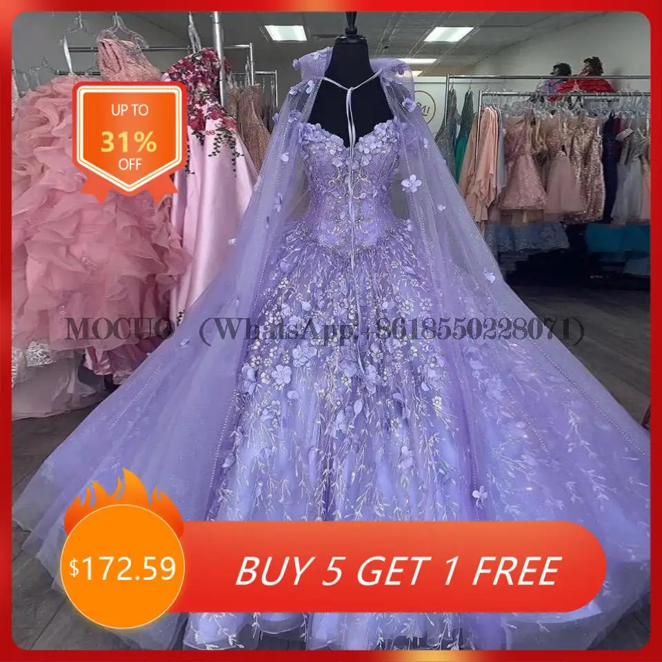 Lavender Quinceanera Sweet 16 Dresses Lace Applique Off Shoulder Lace-up Prom Ball Gowns Graduation 7th
Lavender Quinceanera Sweet 16 Dresses Lace Applique Off Shoulder Lace-up Prom Ball Gowns Graduation 7th