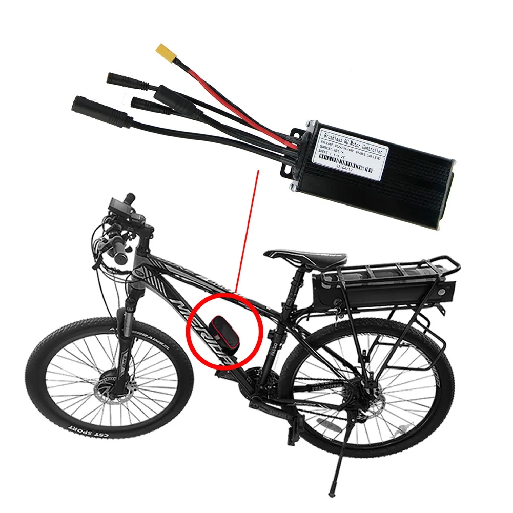 Fully Waterproof Three-mode Controller 24V/36V/48V 26A 500W/750W Sine Wave Controller Brushless Motor Electric Bicycle Scooter
Fully Waterproof Three-mode Controller 24V/36V/48V 26A 500W/750W Sine Wave Controller Brushless Motor Electric Bicycle Scooter