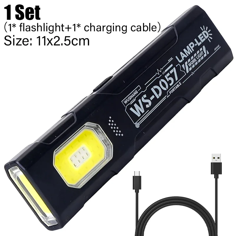 Черный алюминиевый перезаряжаемый фонарик TYPE-C
Черный алюминиевый перезаряжаемый фонарик TYPE-C