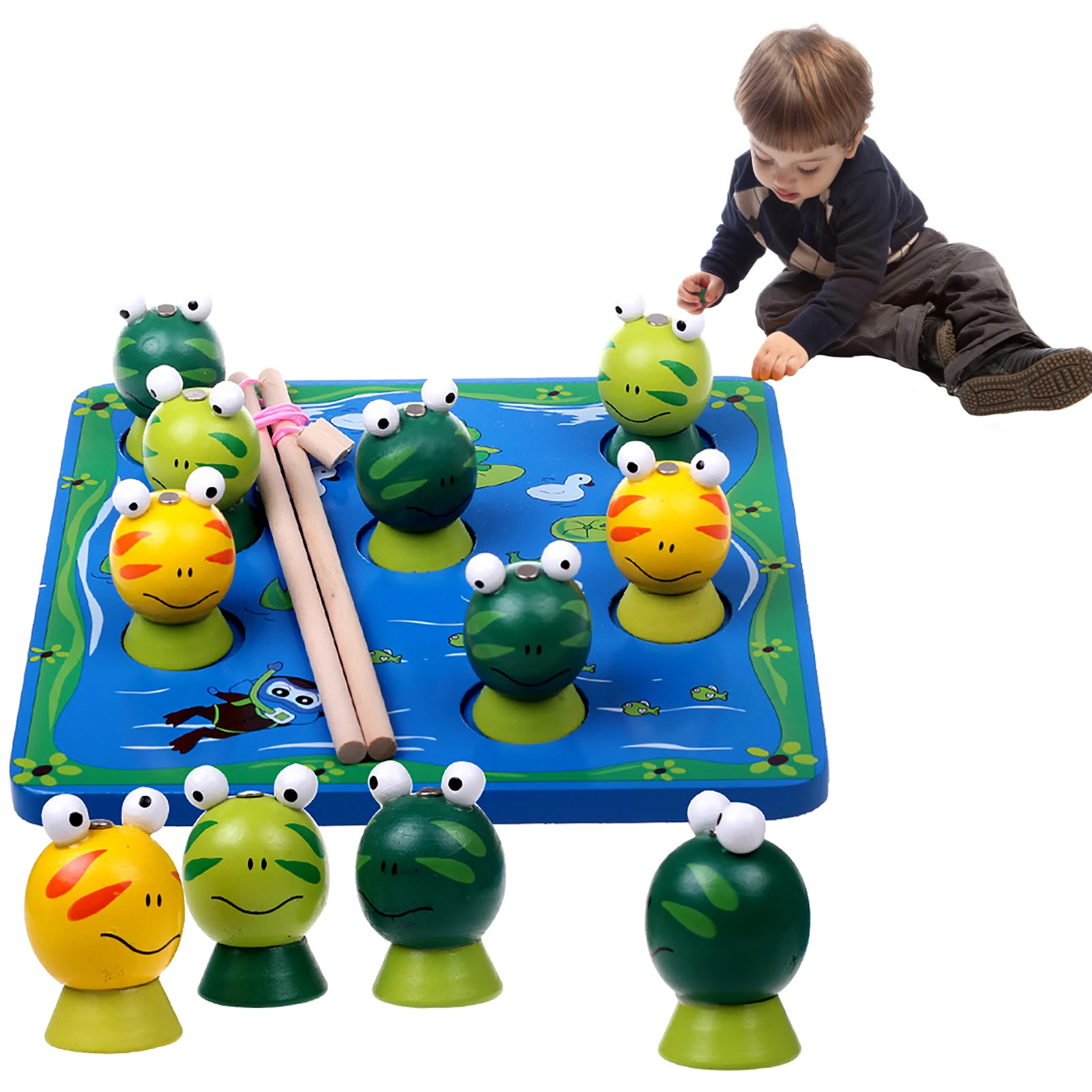 Magnetic Fishing Game Toy Set Montessori Preschool Toys Set For Learning Funny Gifts For Educational Learning Portable Board
Magnetic Fishing Game Toy Set Montessori Preschool Toys Set For Learning Funny Gifts For Educational Learning Portable Board
