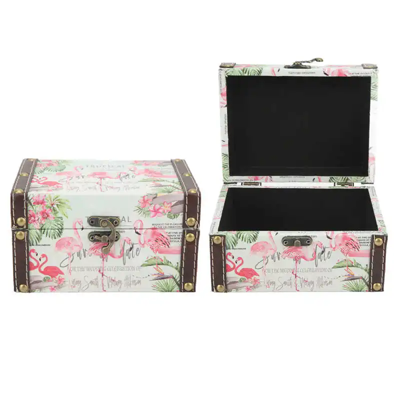 Шкатулка для ювелирных изделий с принтом фламинго, Подарочная коробка для хранения антикварных украшений в британском стиле, украшение для дома с дистанционным управлением
Шкатулка для ювелирных изделий с принтом фламинго, Подарочная коробка для хранения антикварных украшений в британском стиле, украшение для дома с дистанционным управлением