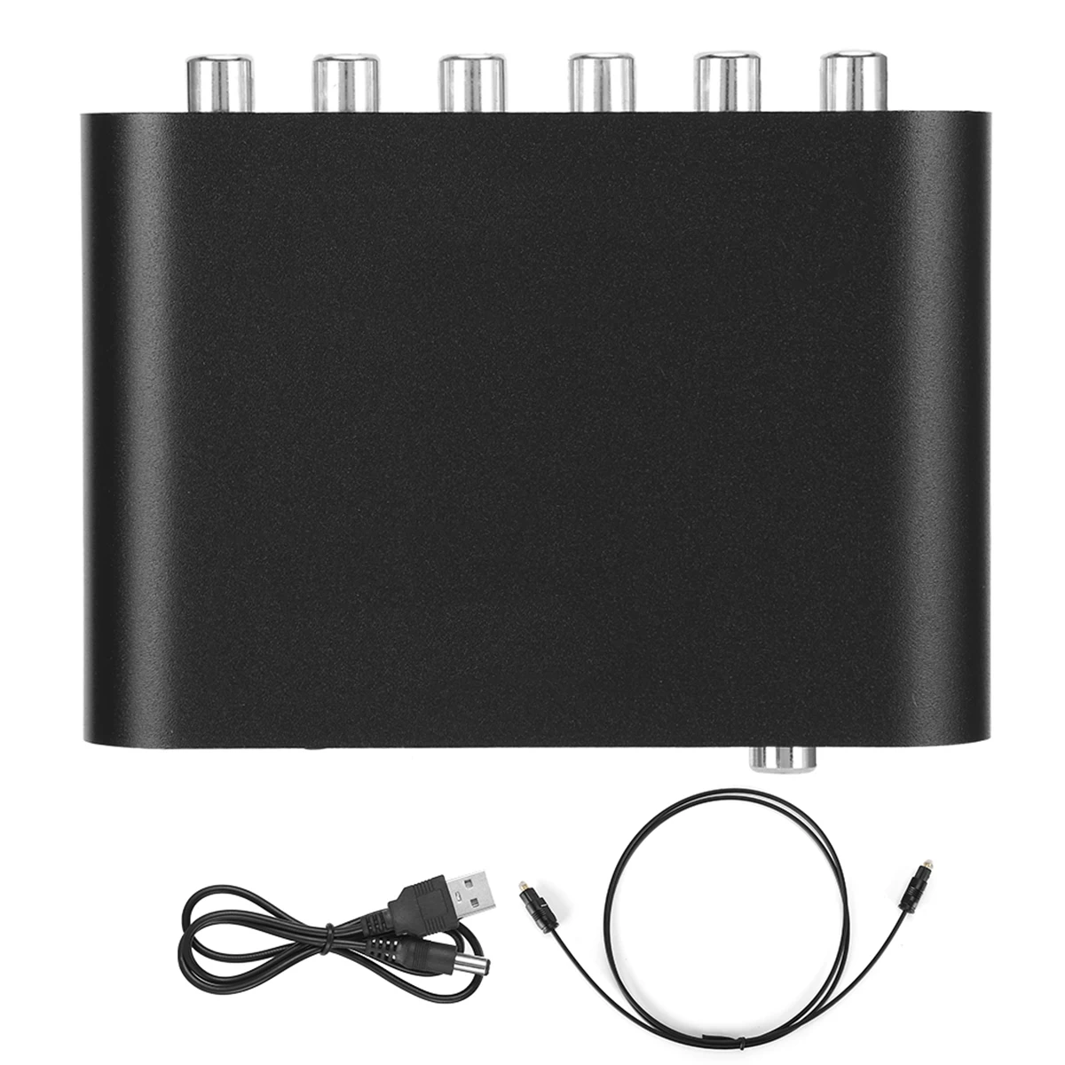 5.1 Sound Channel DTS Dolby/AC-3 Digital Optical Fiber Audio Decoder Coaxial to Analog RCA Head
5.1 Sound Channel DTS Dolby/AC-3 Digital Optical Fiber Audio Decoder Coaxial to Analog RCA Head