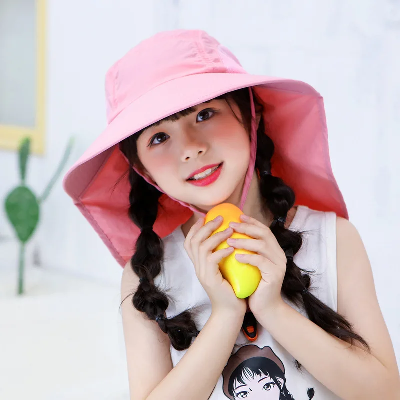 Quick Dry Summer Hat for Girls Boys Big Brim Shawl Cap UV Protection Face Neck Caps Children Fisherman Hats with Whistle Toys
Quick Dry Summer Hat for Girls Boys Big Brim Shawl Cap UV Protection Face Neck Caps Children Fisherman Hats with Whistle Toys