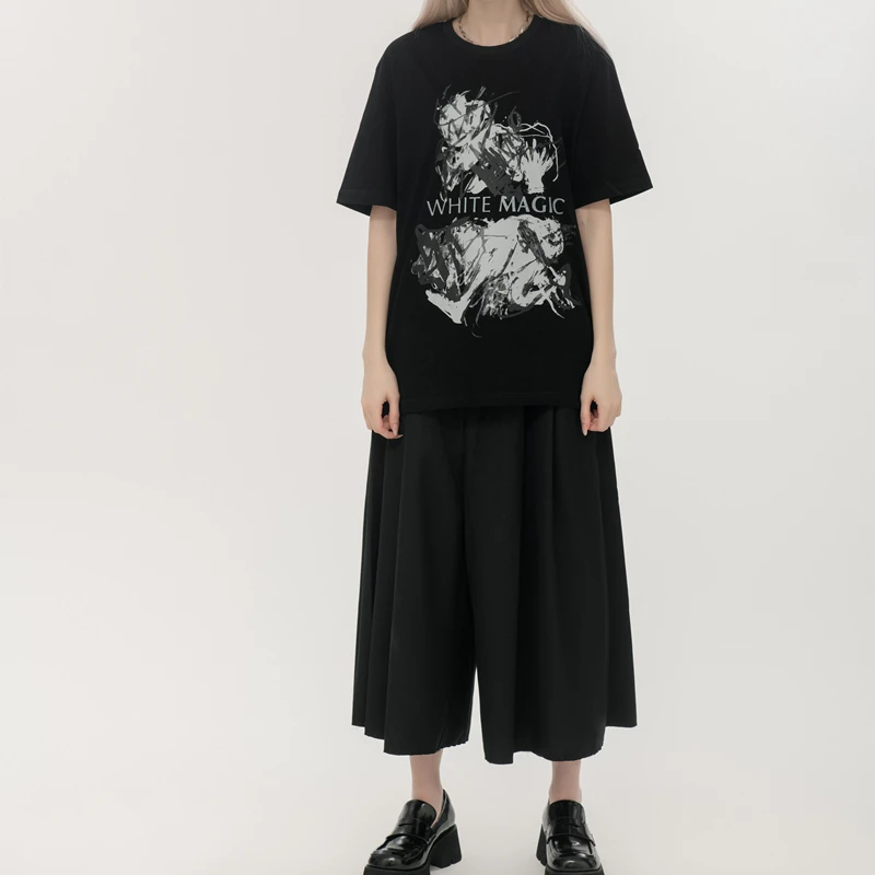 Yohji Yamamoto Y-3 Мужская Повседневная футболка 23ss летняя белая фотография Топы с коротким рукавом и круглым вырезом для мужчин и женщин 
Yohji Yamamoto Y-3 Мужская Повседневная футболка 23ss летняя белая фотография Топы с коротким рукавом и круглым вырезом для мужчин и женщин
