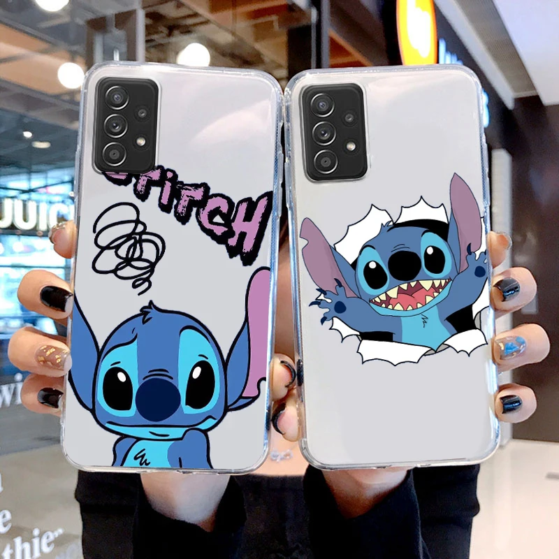 Disney Stitch Art Cartoon Transparent Phone Case For Samsung A73 A72 A71 A53 A52 A51 A42 A33 A32 A23 A22 A21S A13 A12 A03 5G
Disney Stitch Art Cartoon Transparent Phone Case For Samsung A73 A72 A71 A53 A52 A51 A42 A33 A32 A23 A22 A21S A13 A12 A03 5G