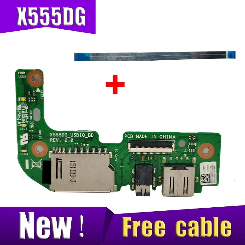 Для ASUS X555 X555DG USB IO Плата для чтения аудиокарт REV: 2,0 с кабелем MB 100% протестирована Быстрая доставка
Для ASUS X555 X555DG USB IO Плата для чтения аудиокарт REV: 2,0 с кабелем MB 100% протестирована Быстрая доставка