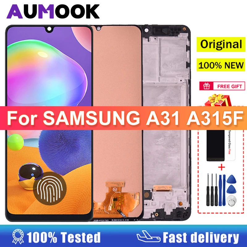 6.4" Super AMOLED For SAMSUNG GALAXY A31 A315 LCD Display Touch Screen Digitizer Assembly For Samsung SM-A315F A315F/DS A315G
6.4" Super AMOLED For SAMSUNG GALAXY A31 A315 LCD Display Touch Screen Digitizer Assembly For Samsung SM-A315F A315F/DS A315G