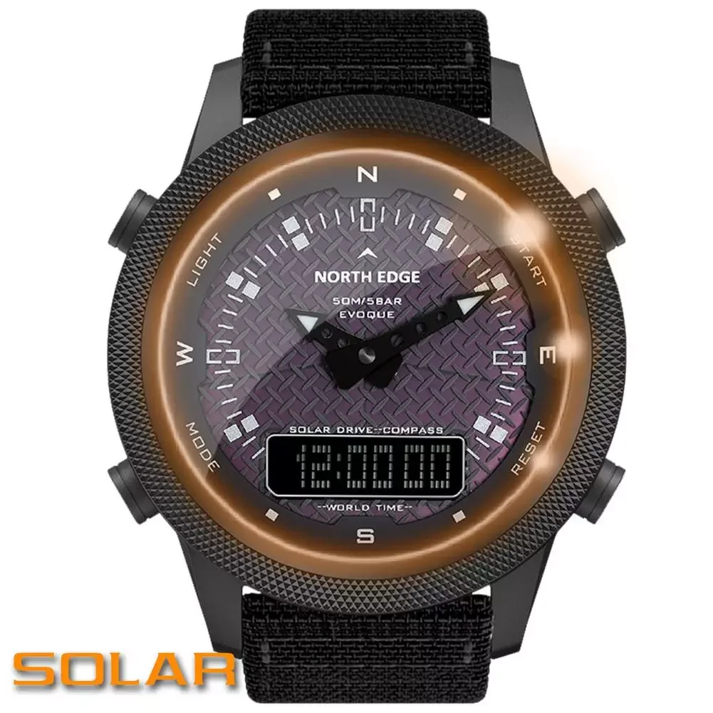 Men Solar Digital Watch Men's Outdoor Smart Watches Waterproof 50M Compass Military Style Watch
Men Solar Digital Watch Men's Outdoor Smart Watches Waterproof 50M Compass Military Style Watch
