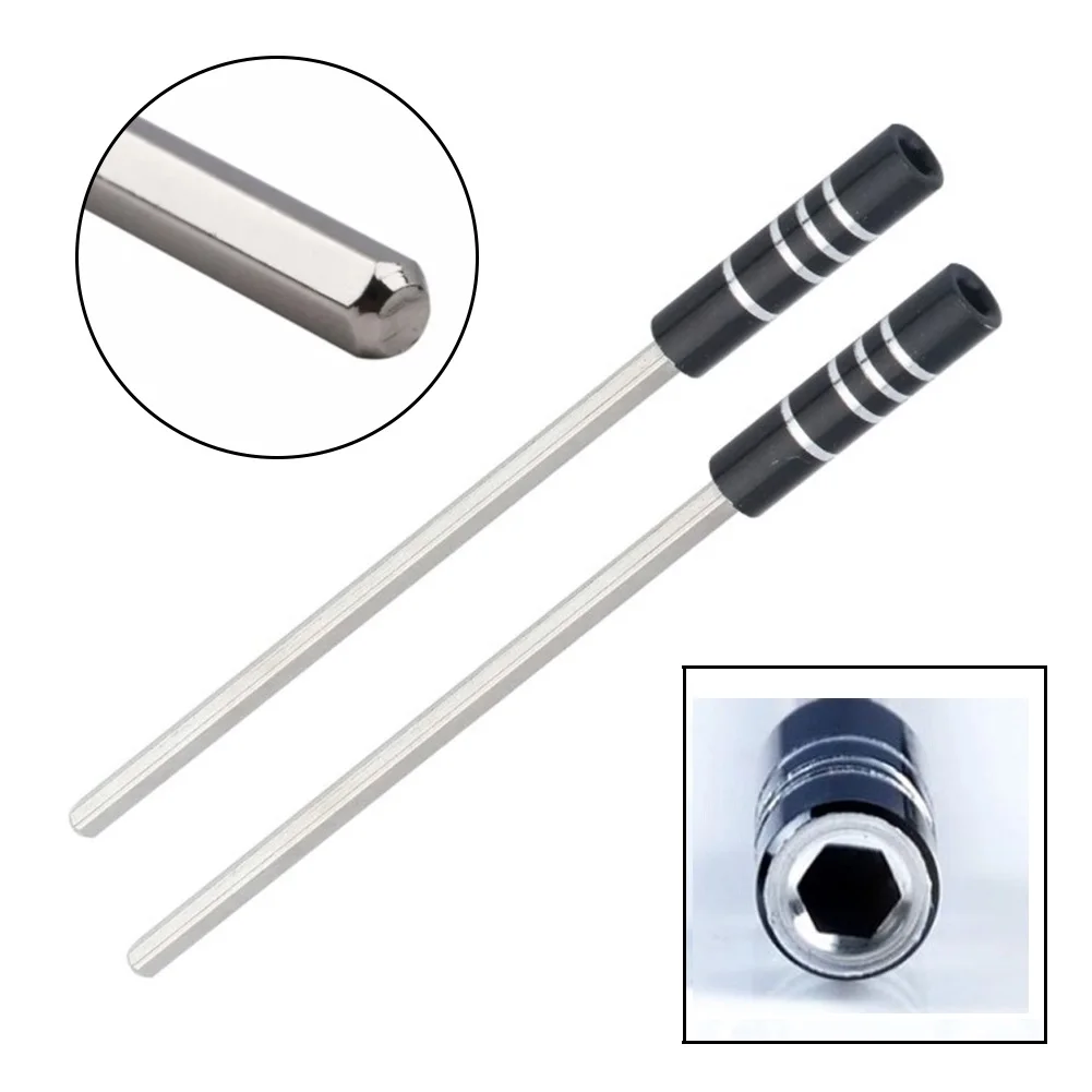 2pcs 4mm Hex Shank Socket Adapter Magnetic Metal Bit Holder Extension Rod For 1/8 Inch Screwdriver Bits Holder
2pcs 4mm Hex Shank Socket Adapter Magnetic Metal Bit Holder Extension Rod For 1/8 Inch Screwdriver Bits Holder
