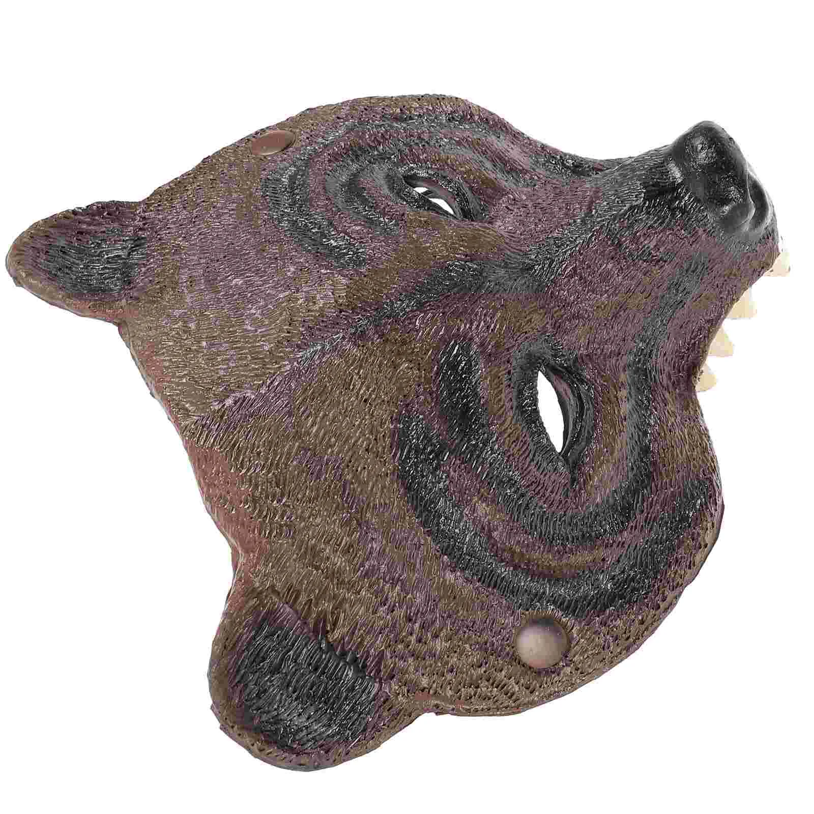Pu Black Bear Mask Man Masquerade Ball Decorations Mardi Gras Costume Accessory Mens Therian cat
Pu Black Bear Mask Man Masquerade Ball Decorations Mardi Gras Costume Accessory Mens Therian cat