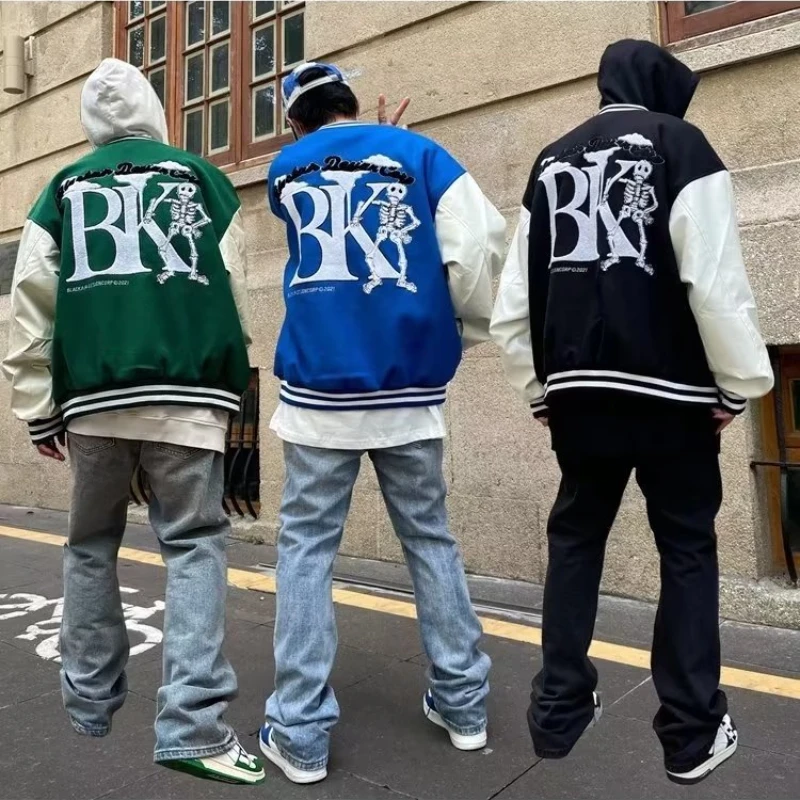 Autumn Baseball Uniform Men/Women Bomber Jacket Loose All-match Casual Men Clothing Street Retro Letter Embroidery Tops 2022 New
Autumn Baseball Uniform Men/Women Bomber Jacket Loose All-match Casual Men Clothing Street Retro Letter Embroidery Tops 2022 New