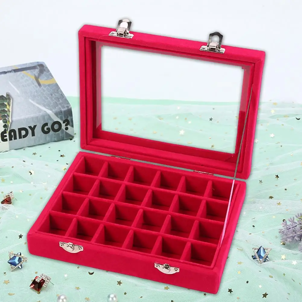 Hot!! Jewelry Box Well Protection Multi Grids Earrings Bracelets Storage Box with Lock Ring Display Stand Jewelry Organizer
Hot!! Jewelry Box Well Protection Multi Grids Earrings Bracelets Storage Box with Lock Ring Display Stand Jewelry Organizer