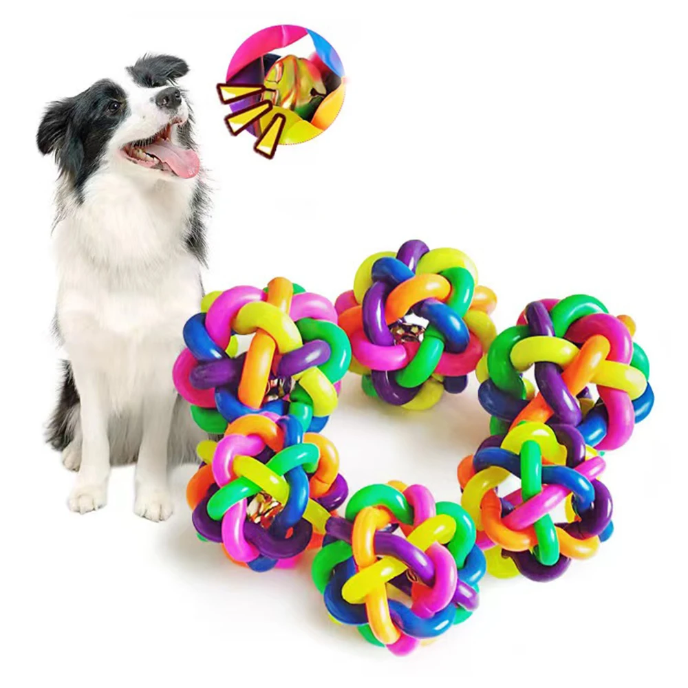 Dog Toys Unbreakable Dog Toys Puppy Cat Colorful Rubber Training Chew Ball Small Bell Squeaky Sound Play Dog Bite Resistant Ball
Dog Toys Unbreakable Dog Toys Puppy Cat Colorful Rubber Training Chew Ball Small Bell Squeaky Sound Play Dog Bite Resistant Ball