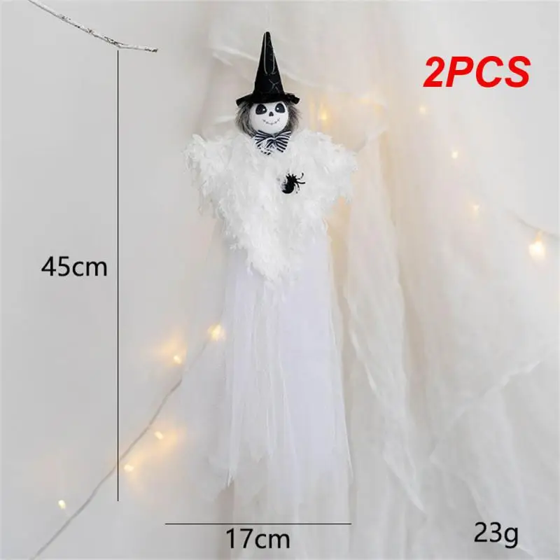 

2PCS Witch Ghost Decoration Figure Halloween Delicate Skin Friendly Applicable To Multiple Scenarios Perfect Gift Decorate