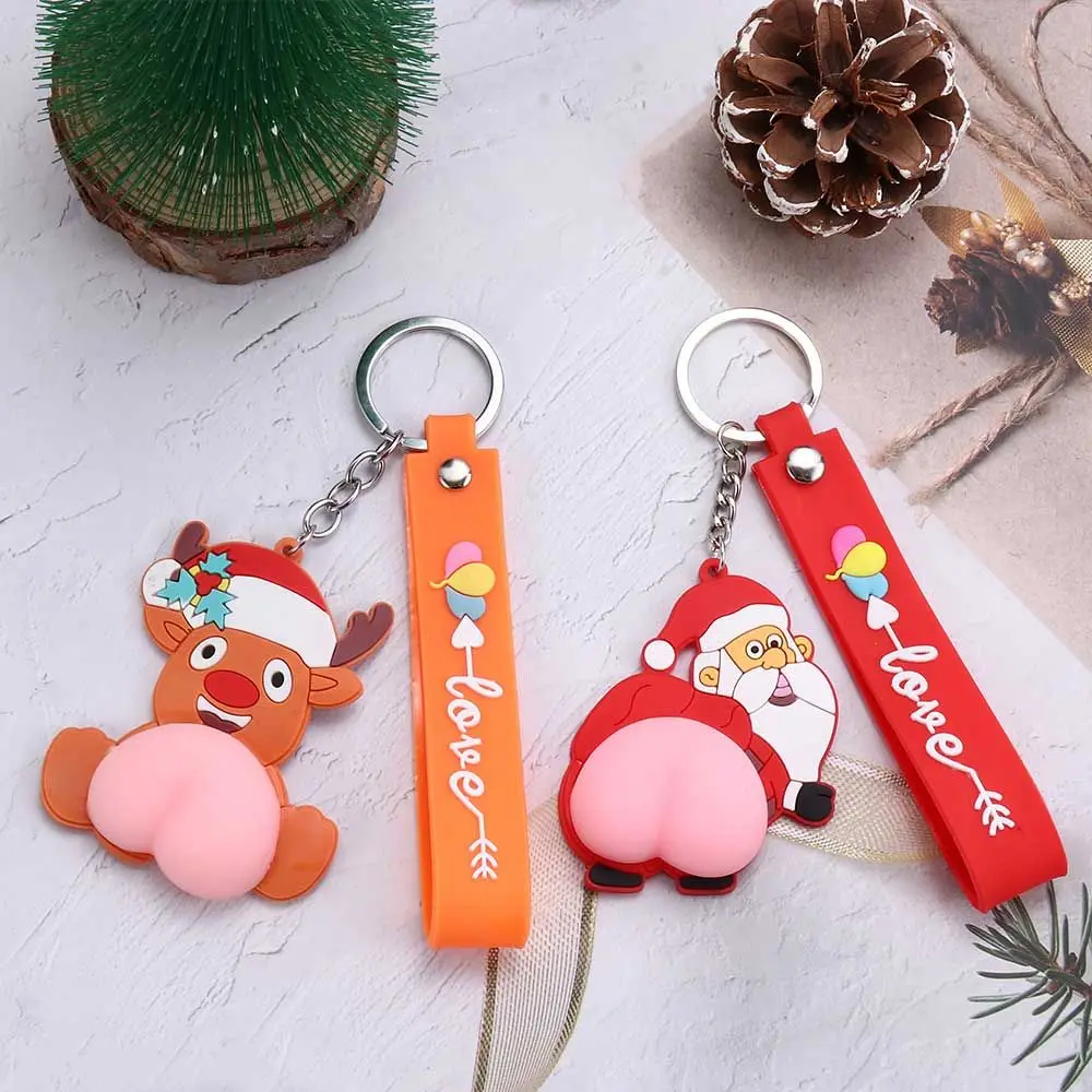 Christmas Cartoon Keychain Silicone Pink butt Unzip Car Cute Doll Pendant Backpack Pendant
Christmas Cartoon Keychain Silicone Pink butt Unzip Car Cute Doll Pendant Backpack Pendant