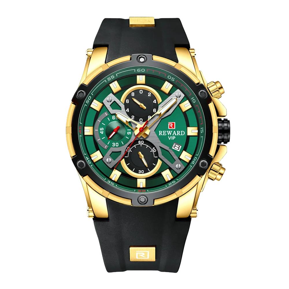 Qazokm Men's High Quality Sports Watch 30M Waterproof Silicon Band Quartz Watch Ceramic Bezel Calendar Display Luminous Watches
Qazokm Men's High Quality Sports Watch 30M Waterproof Silicon Band Quartz Watch Ceramic Bezel Calendar Display Luminous Watches