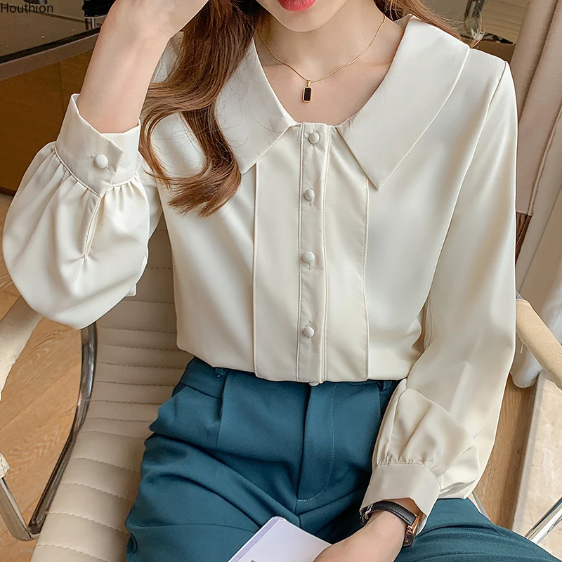 Summer New Women's Blouse Long Sleeve Top Stitching Solid Color Chiffon Casual Fashion Lady Loose Polo Shirt
Summer New Women's Blouse Long Sleeve Top Stitching Solid Color Chiffon Casual Fashion Lady Loose Polo Shirt