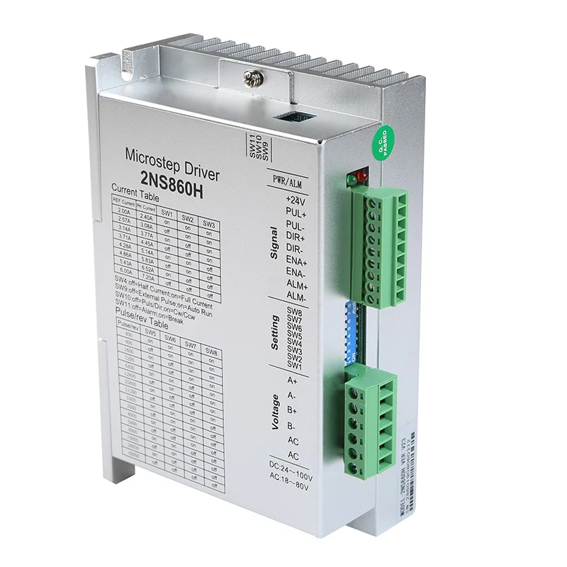 86mm Nema23 Stepper driver 2NS860H with stepper motor 86BG65 hold torque 3.5Nm with motor length 65mm for 3D printer
86mm Nema23 Stepper driver 2NS860H with stepper motor 86BG65 hold torque 3.5Nm with motor length 65mm for 3D printer