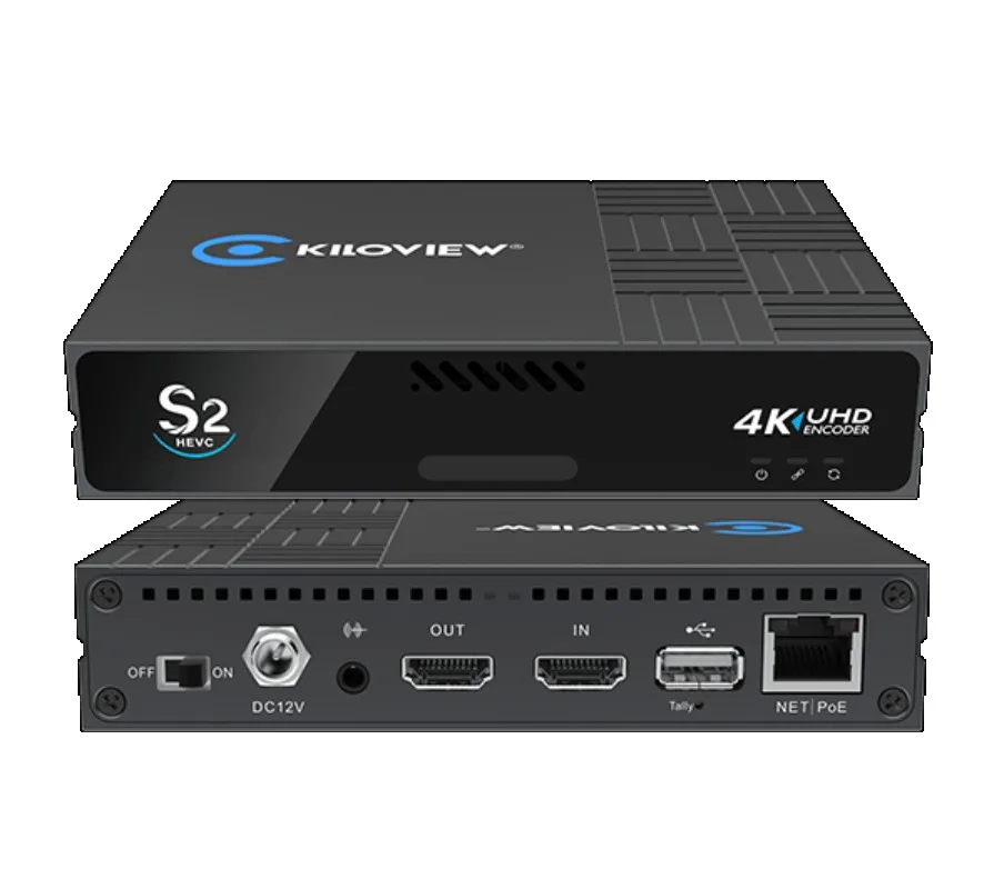 HEVC H.265 Video Encoder S2 4K HDMI NDI low bandwidth equipment for live streaming 
HEVC H.265 Video Encoder S2 4K HDMI NDI low bandwidth equipment for live streaming