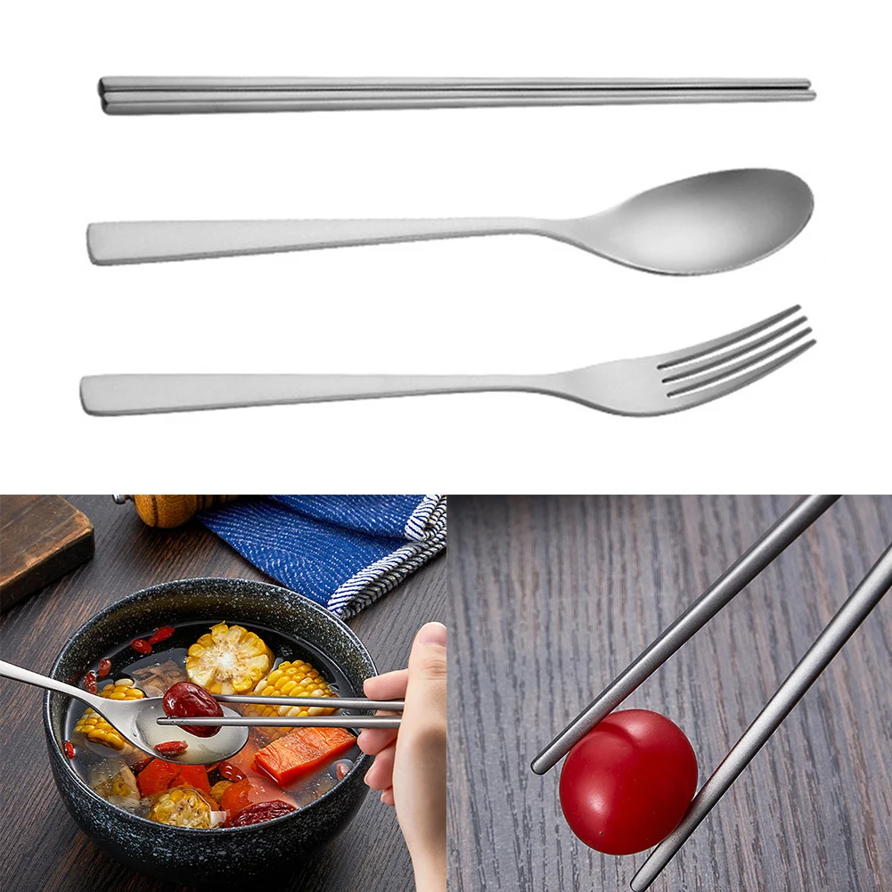 Korean Cutlery Set 304 Stainless Steel Chopsticks Fork Spoon Home Outdoor Travel Cutlery Set Chopsticks Fork Spoon Cutlery
Korean Cutlery Set 304 Stainless Steel Chopsticks Fork Spoon Home Outdoor Travel Cutlery Set Chopsticks Fork Spoon Cutlery