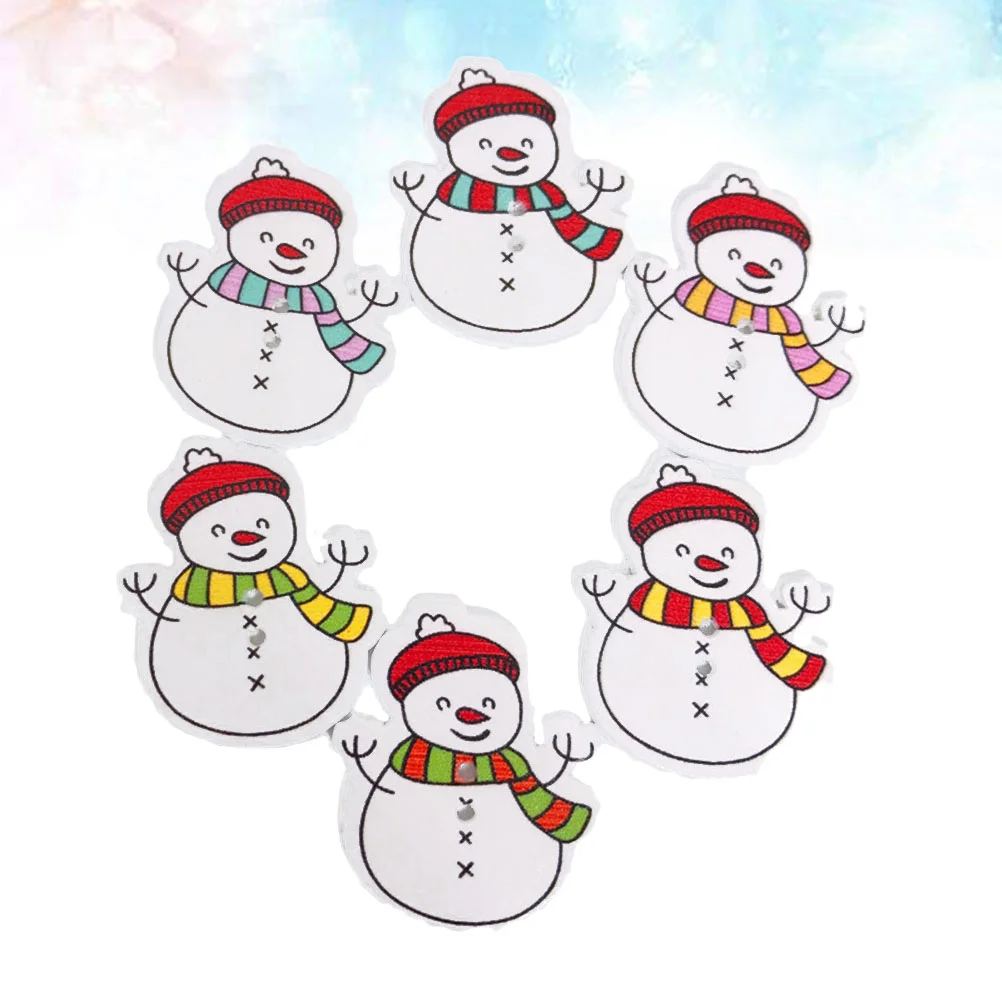 100pcs Christmas Buttons Colored 2-Hole DIY Material Snowman Buttons for Craft Scrapbooking Sewing
100pcs Christmas Buttons Colored 2-Hole DIY Material Snowman Buttons for Craft Scrapbooking Sewing